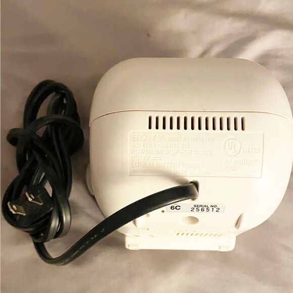 Sony ICF-C180 FM/AM Clock Radio Dream Machine Dual Alarm Weekend Alarm Vintage - Picture 4 of 8